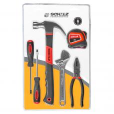 KIT FERRAMENTAS MANUAIS HOBBY 6PCS SCHULZ - 927.0040-0