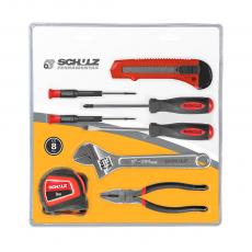 KIT FERRAMENTAS MANUAIS HOBBY 8PCS SCHULZ - 927.0041-0